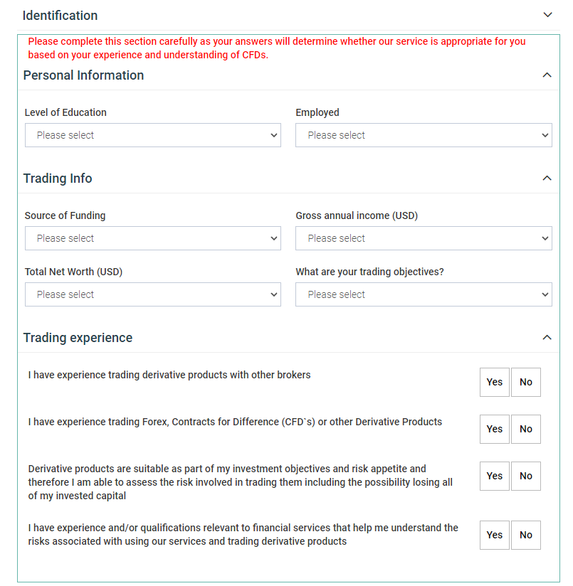 How to open a Tickmill real account