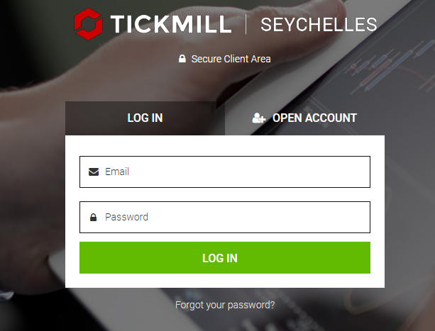 How to open a Tickmill real account